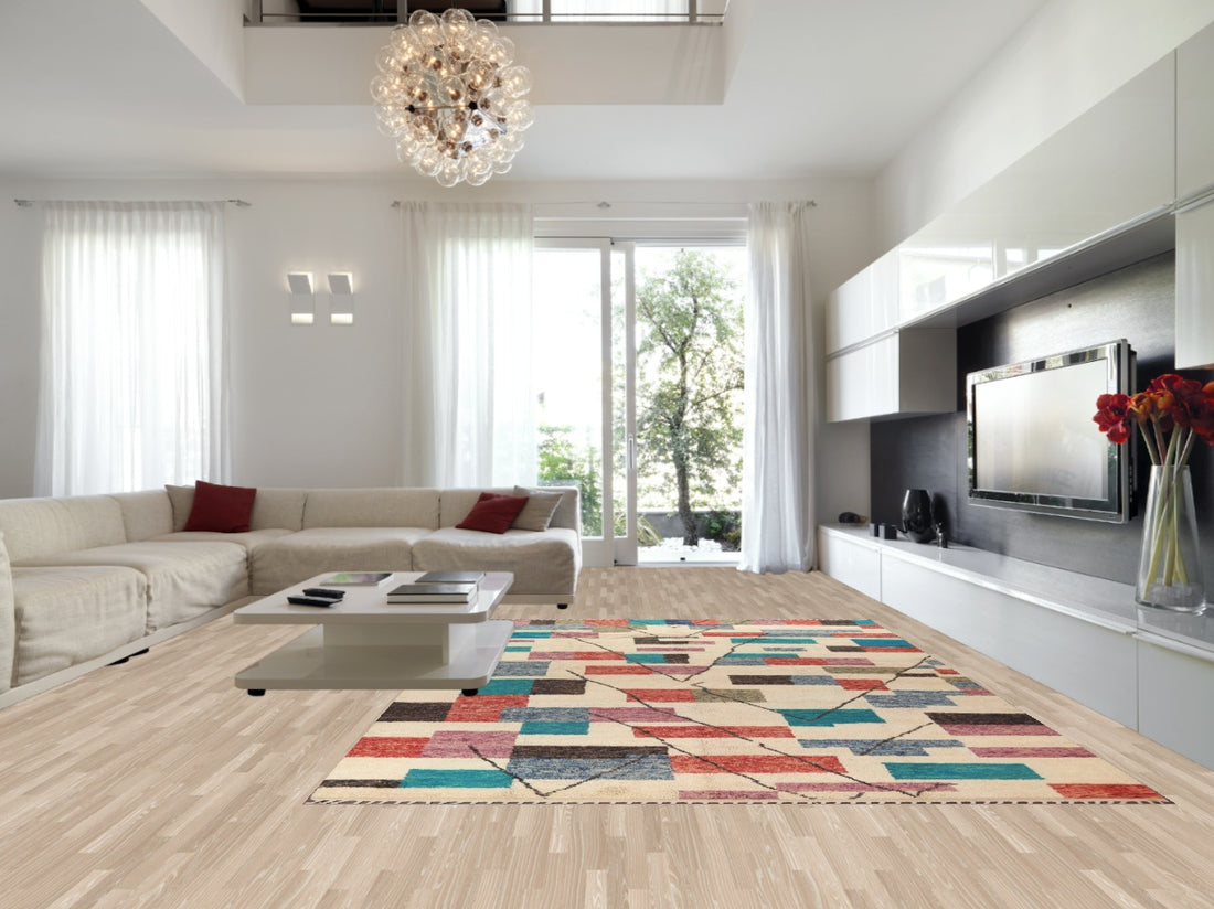 Handmade Moroccan Oriental Area Rug 10x15