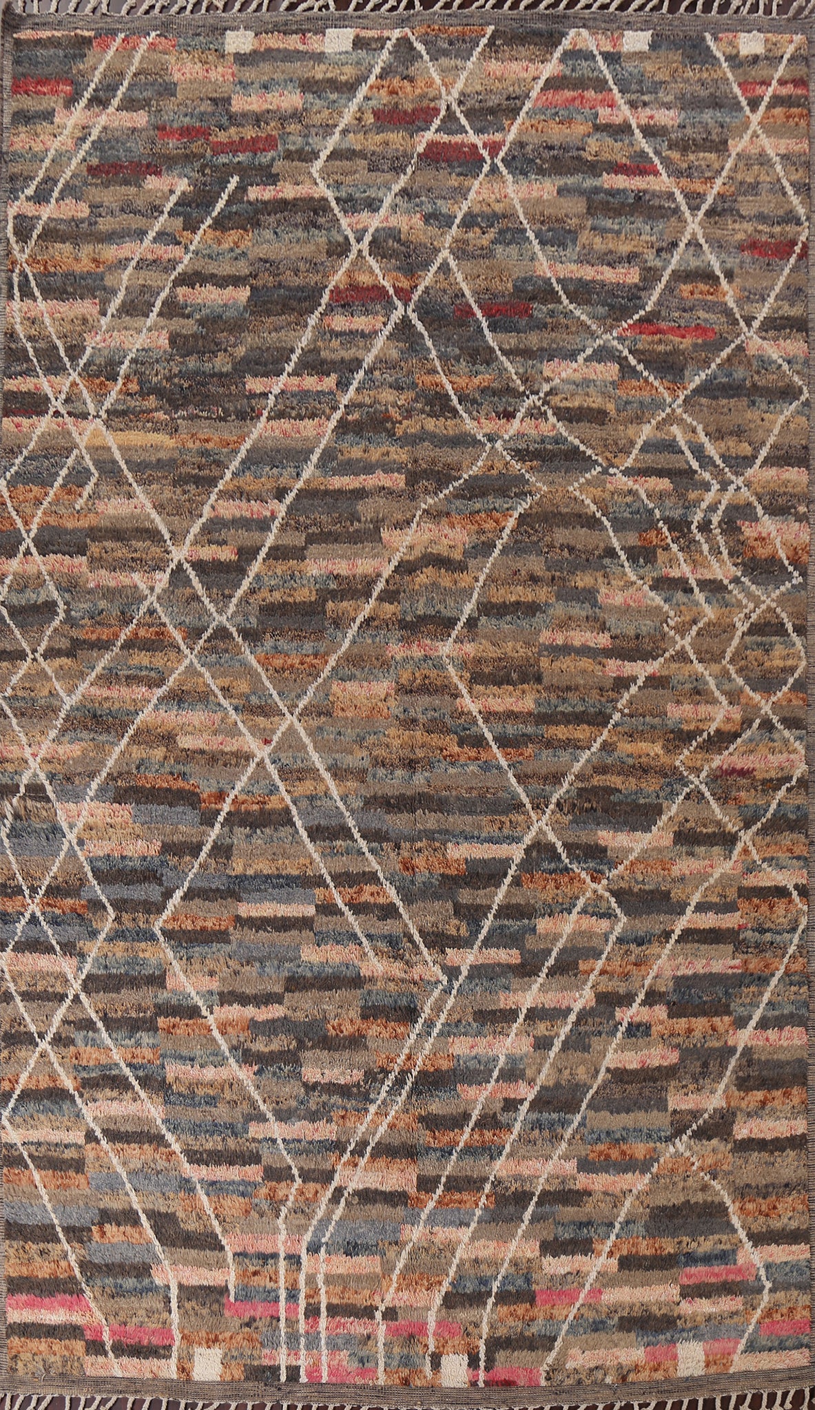 Handmade Moroccan Wool Area Rug 9x13