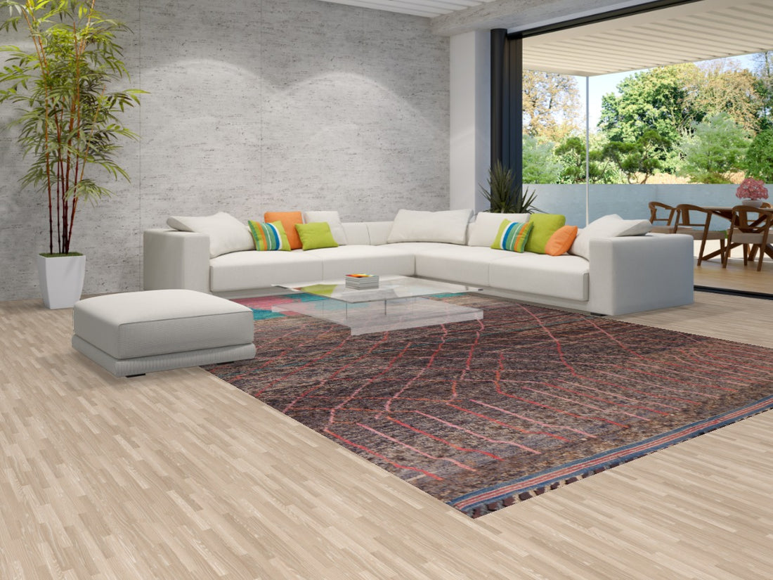 Large Wool Moroccan Handmade Rug 10x15