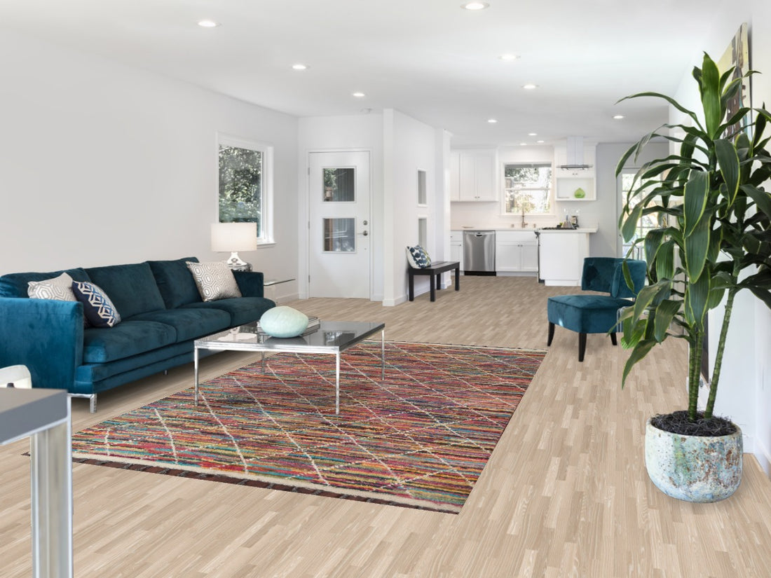 Trellis Moroccan Wool Area Rug 6x10