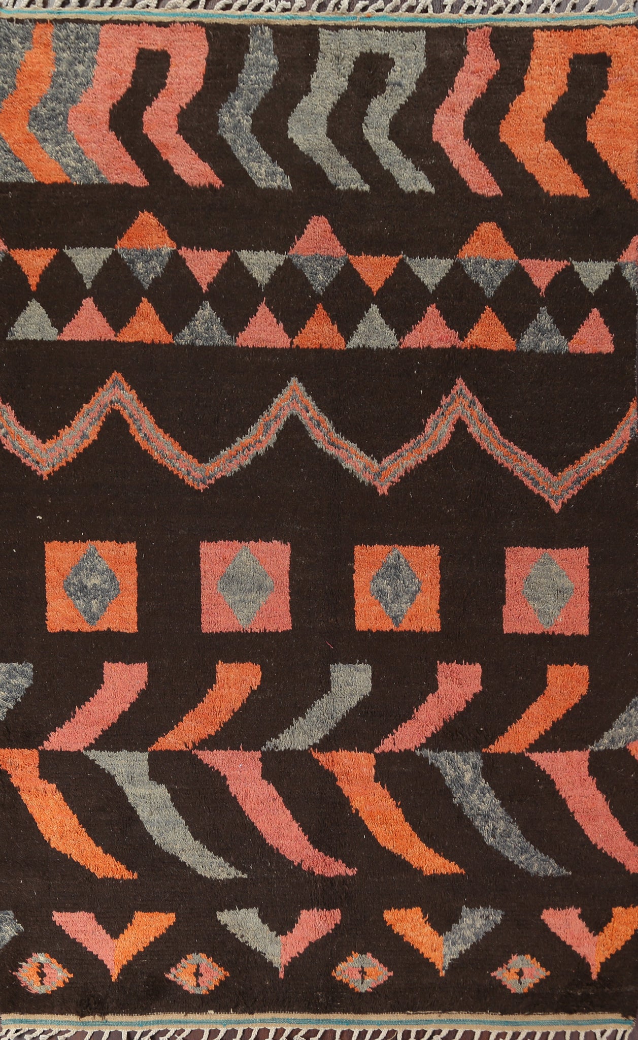 Wool Moroccan Oriental Area Rug 7x11