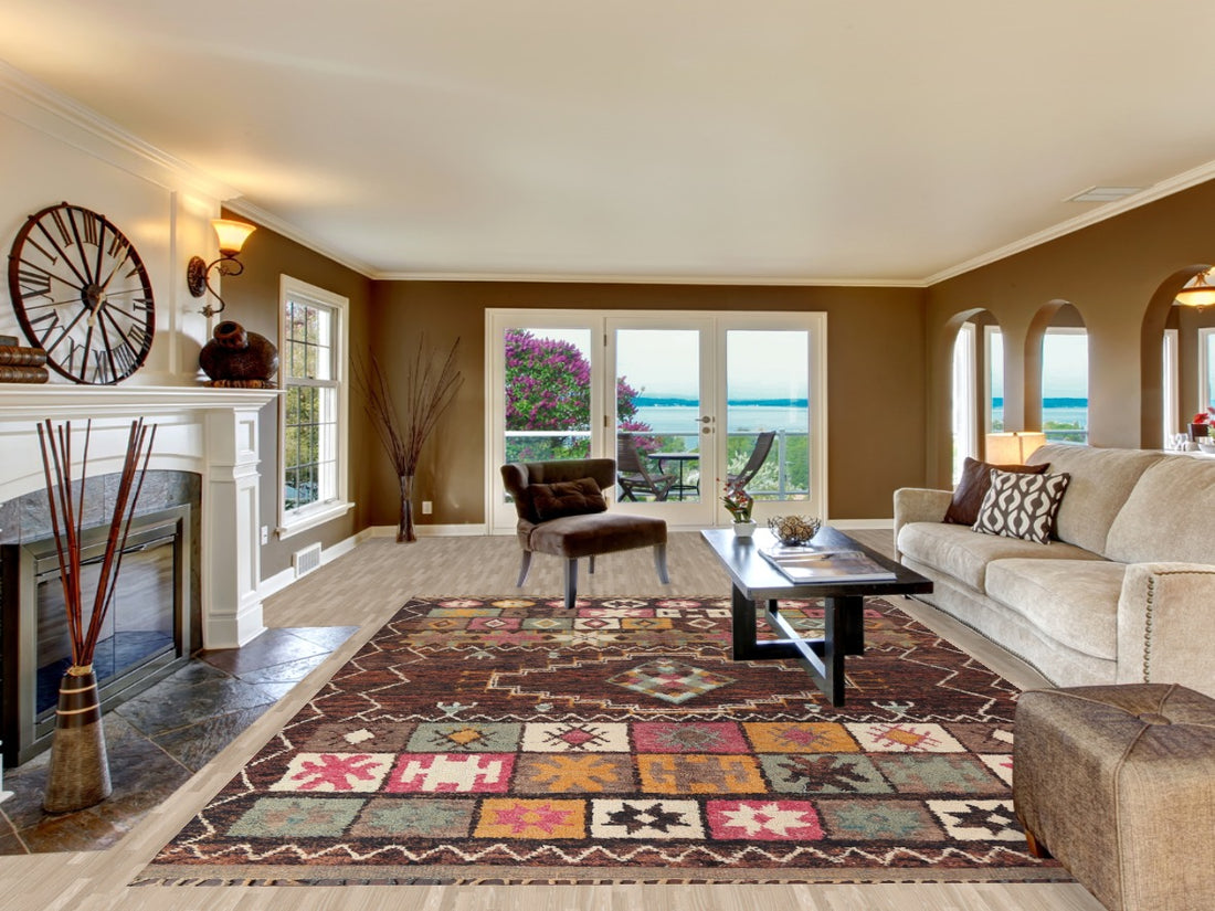 Tribal Moroccan Oriental Area Rug 9x13