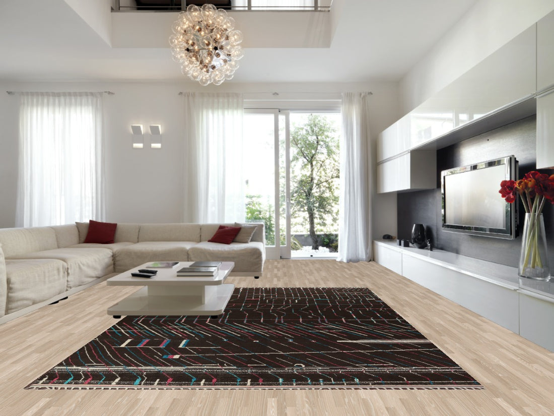 Large Moroccan Handmade Wool Rug 10x15