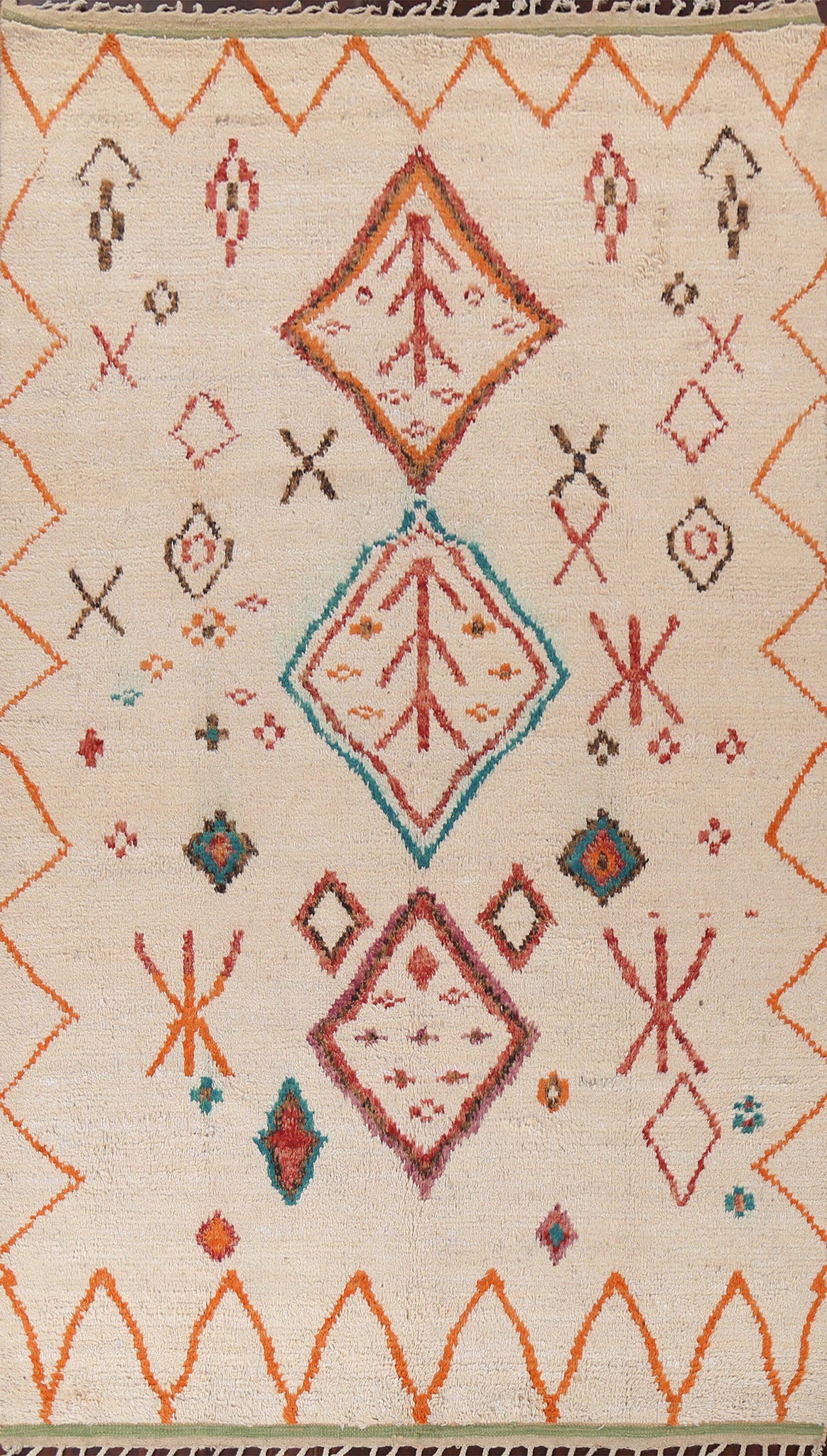 Tribal Moroccan Handmade Area Rug 7x11