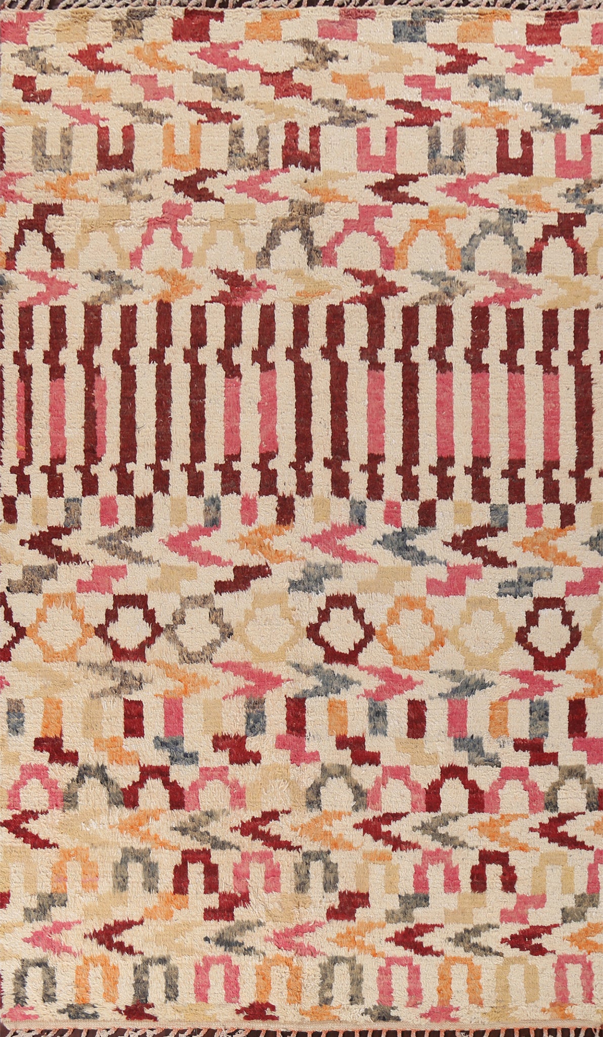 Handmade Moroccan Wool Area Rug 7x11