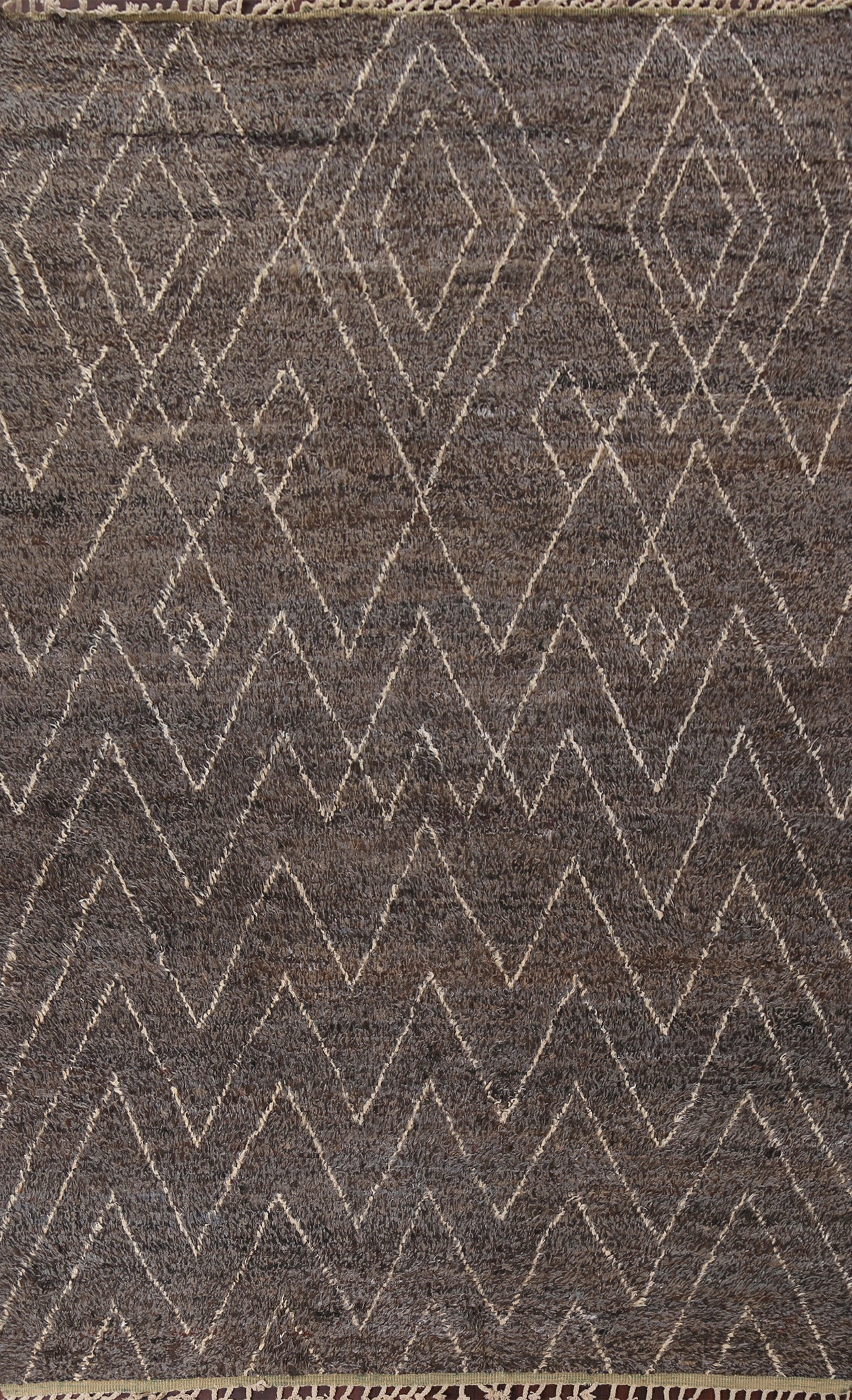 Chevron Moroccan Oriental Area Rug 9x13