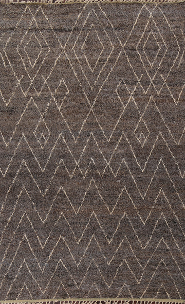 Chevron Moroccan Oriental Area Rug 9x13