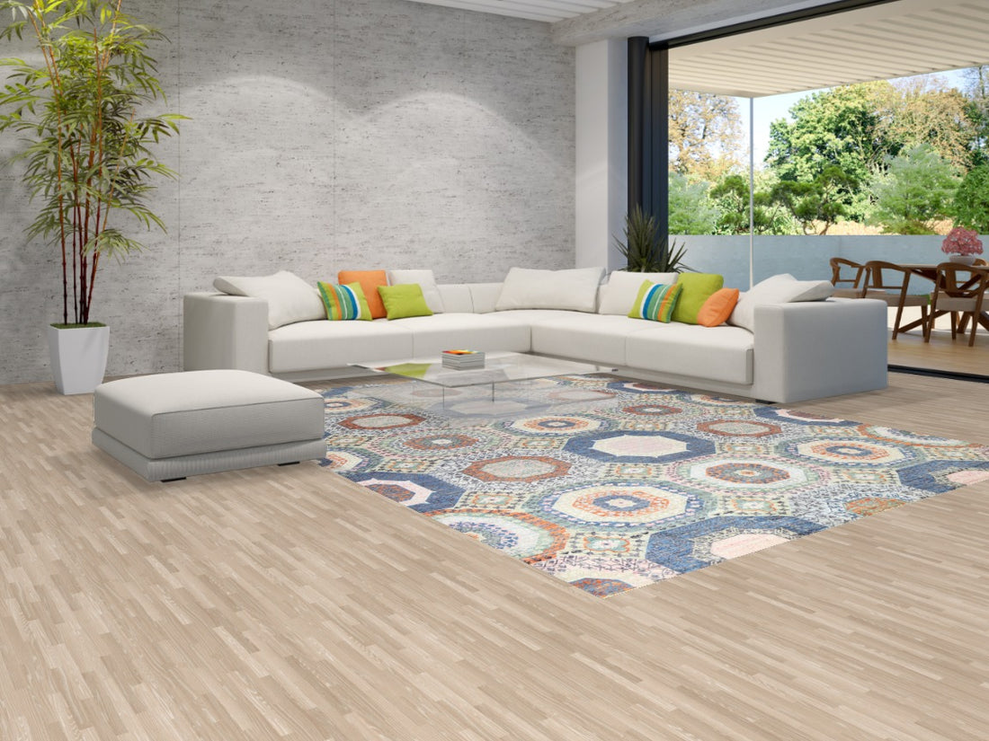 Vegetable Dye Mamluk Handmade Area Rug 9x12