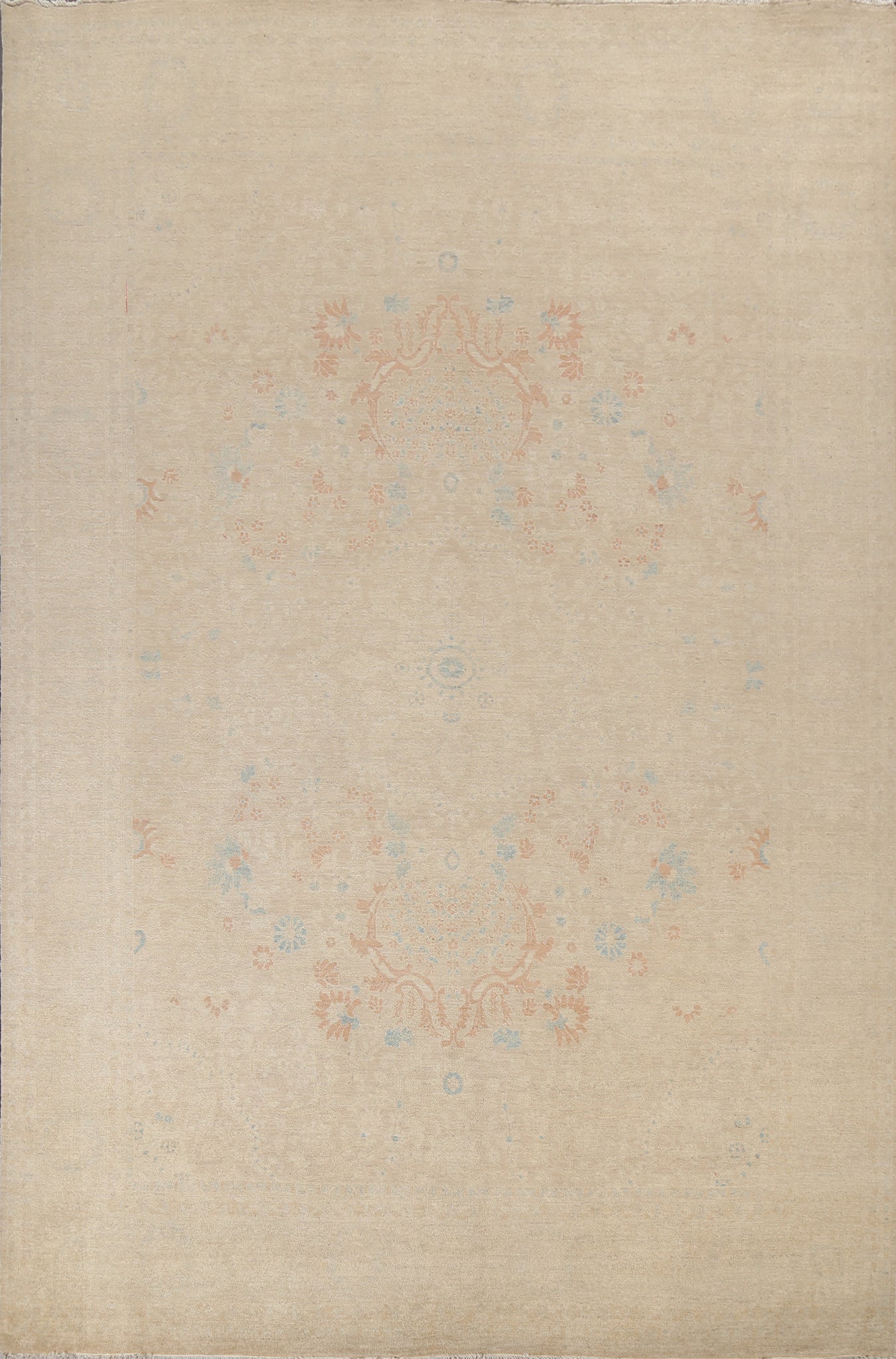 Handmade Oushak Chobi Oriental Area Rug 9x12