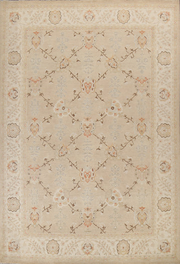 Vegetable Dye Oushak Chobi Wool Area Rug 9x12