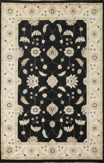 Vegetable Dye Peshawar Chobi Handmade Area Rug 6x8