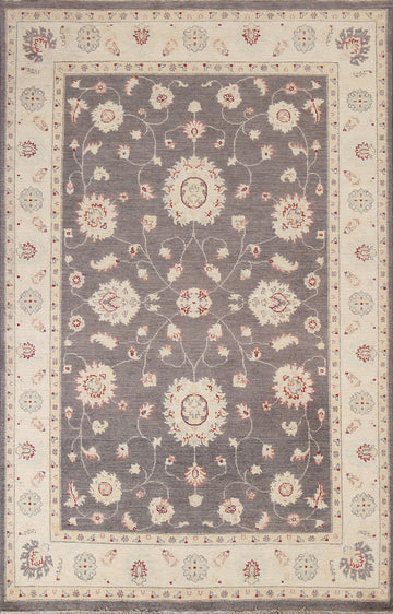 Vegetable Dye Peshawar Chobi Handmade Area Rug 6x8