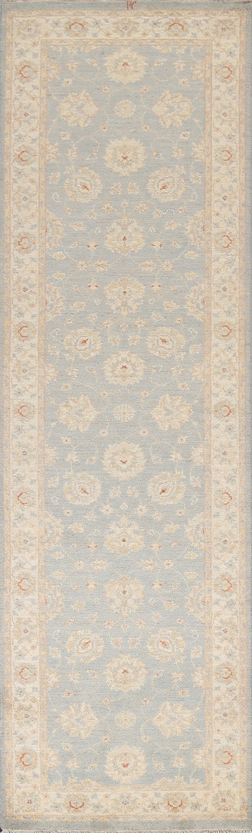 Vegetable Dye Peshawar Chobi Handmade Runner Rug 3x10