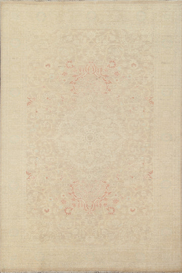 Vegetable Dye Peshawar Chobi Wool Area Rug 6x8