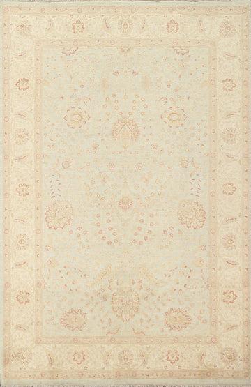 Vegetable Dye Peshawar Chobi Wool Area Rug 6x8