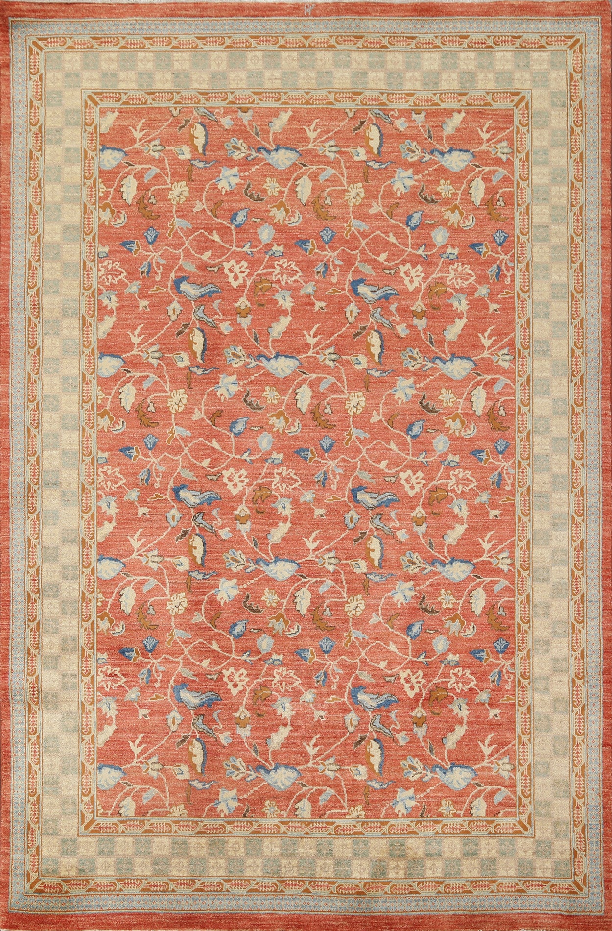 Vegetable Dye Ziegler Handmade Area Rug 6x8