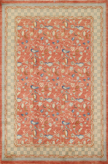 Vegetable Dye Ziegler Handmade Area Rug 6x8