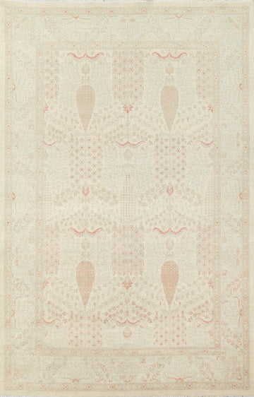 Vegetable Dye Peshawar Chobi Wool Area Rug 6x8