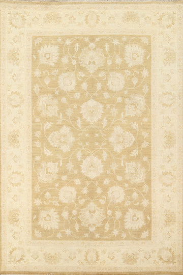 Vegetable Dye Peshawar Chobi Handmade Area Rug 6x8