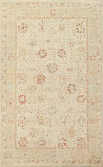 Vegetable Dye Peshawar Chobi Wool Area Rug 6x10