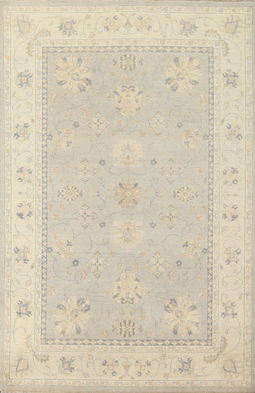 Vegetable Dye Peshawar Chobi Wool Area Rug 6x8