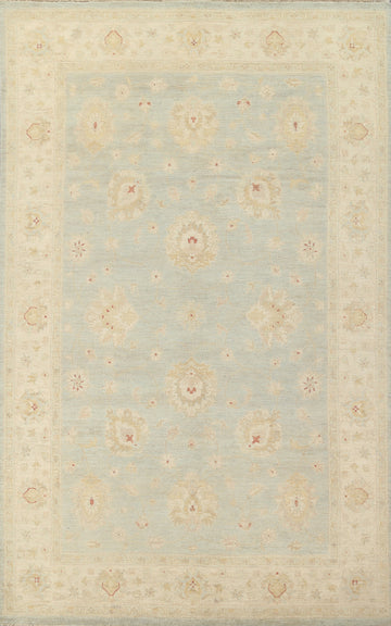 Vegetable Dye Peshawar Chobi Wool Area Rug 6x10