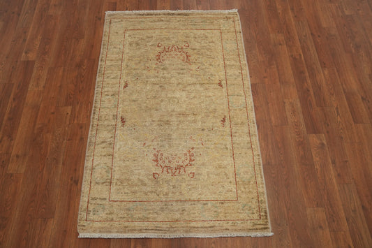 Vegetable Dye Peshawar Chobi Wool Rug 3x4