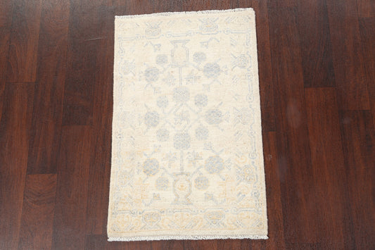 Vegetable Dye Khotan Handmade Wool Rug 2x3