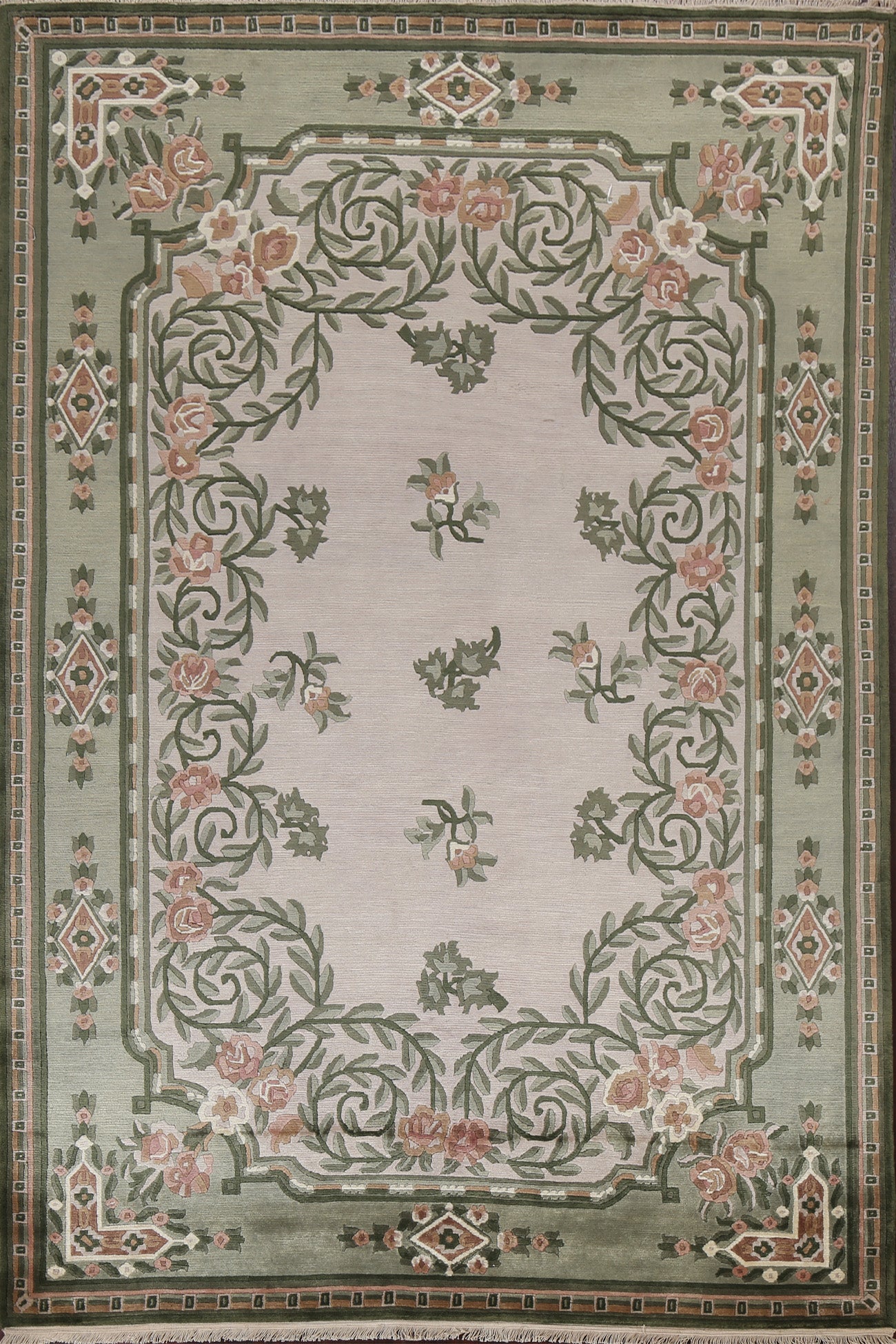 Handmade Nepal Tibetan Wool Area Rug 6x9