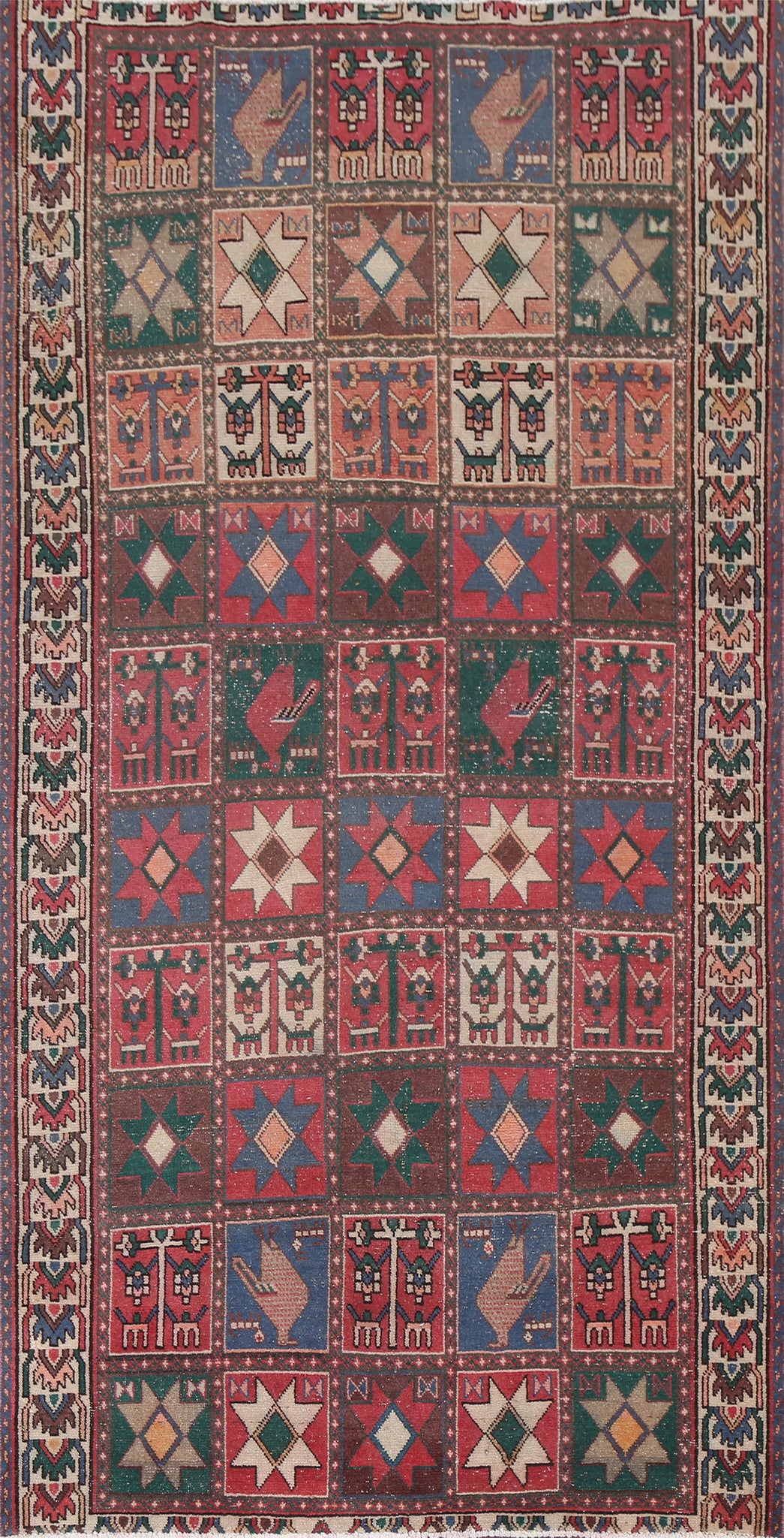 Bakhtiari Persian Area Rug 5x9
