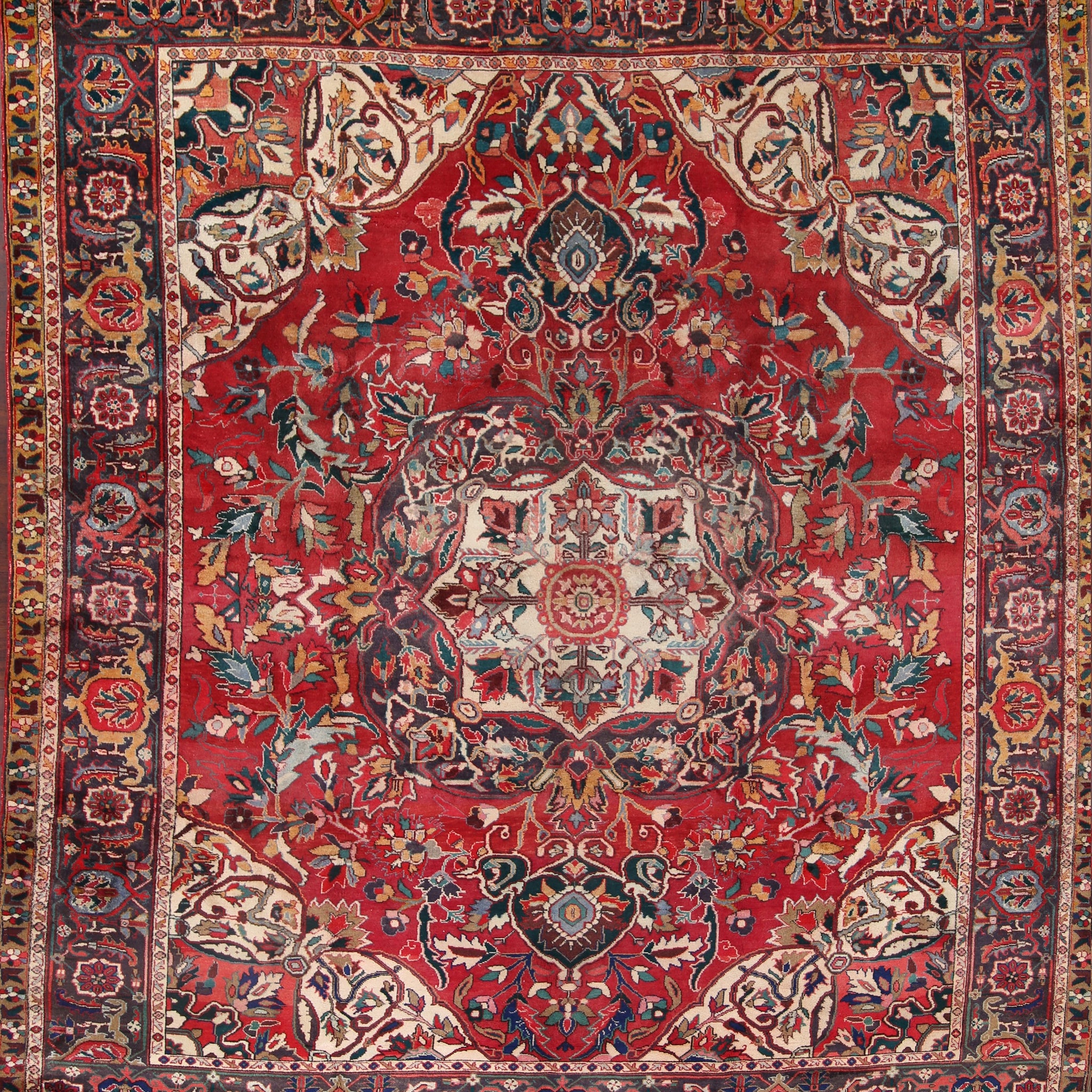 RED 10x12 Heriz Serapi Persian Area Rug