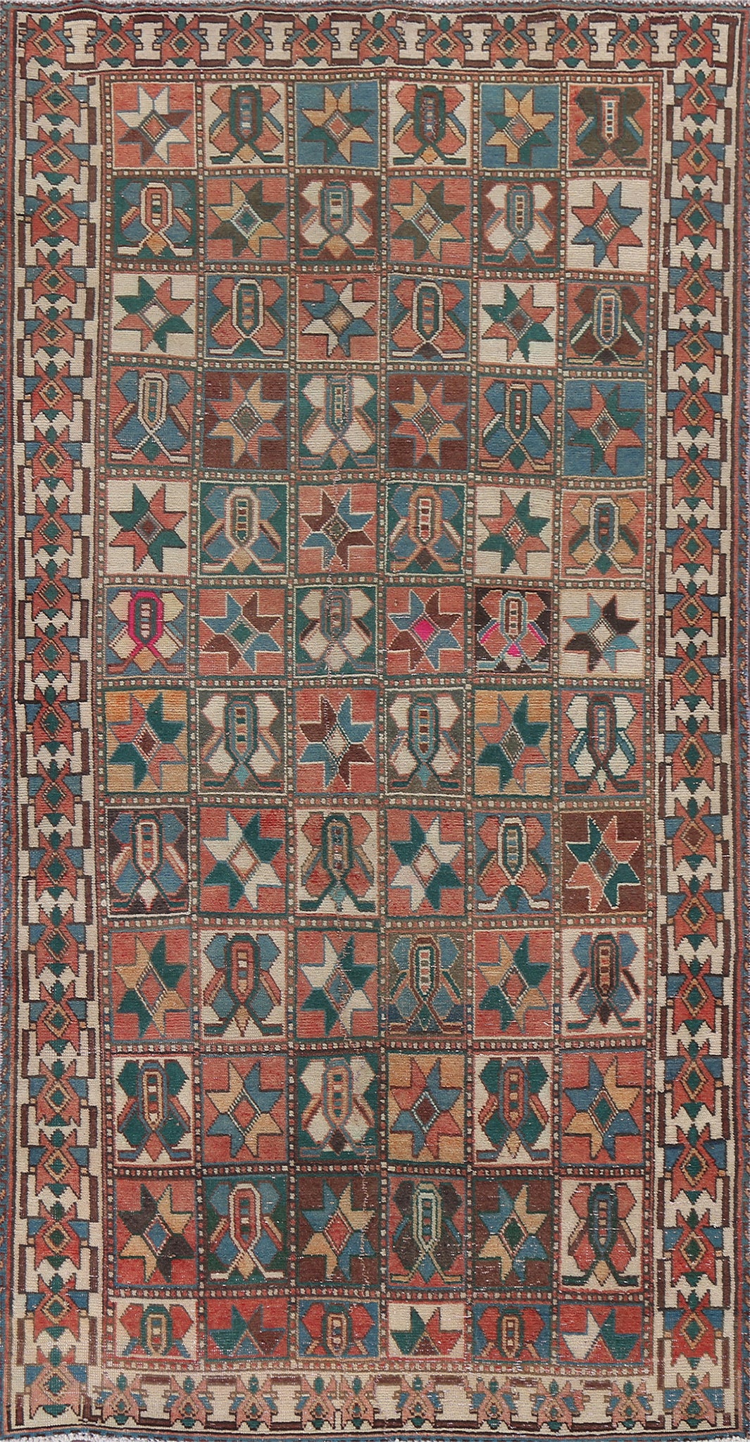 Garden Design Bakhtiari Persian Area Rug 5x9