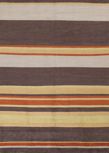 Contemporary Nepalese Wool Area Rug 8x10
