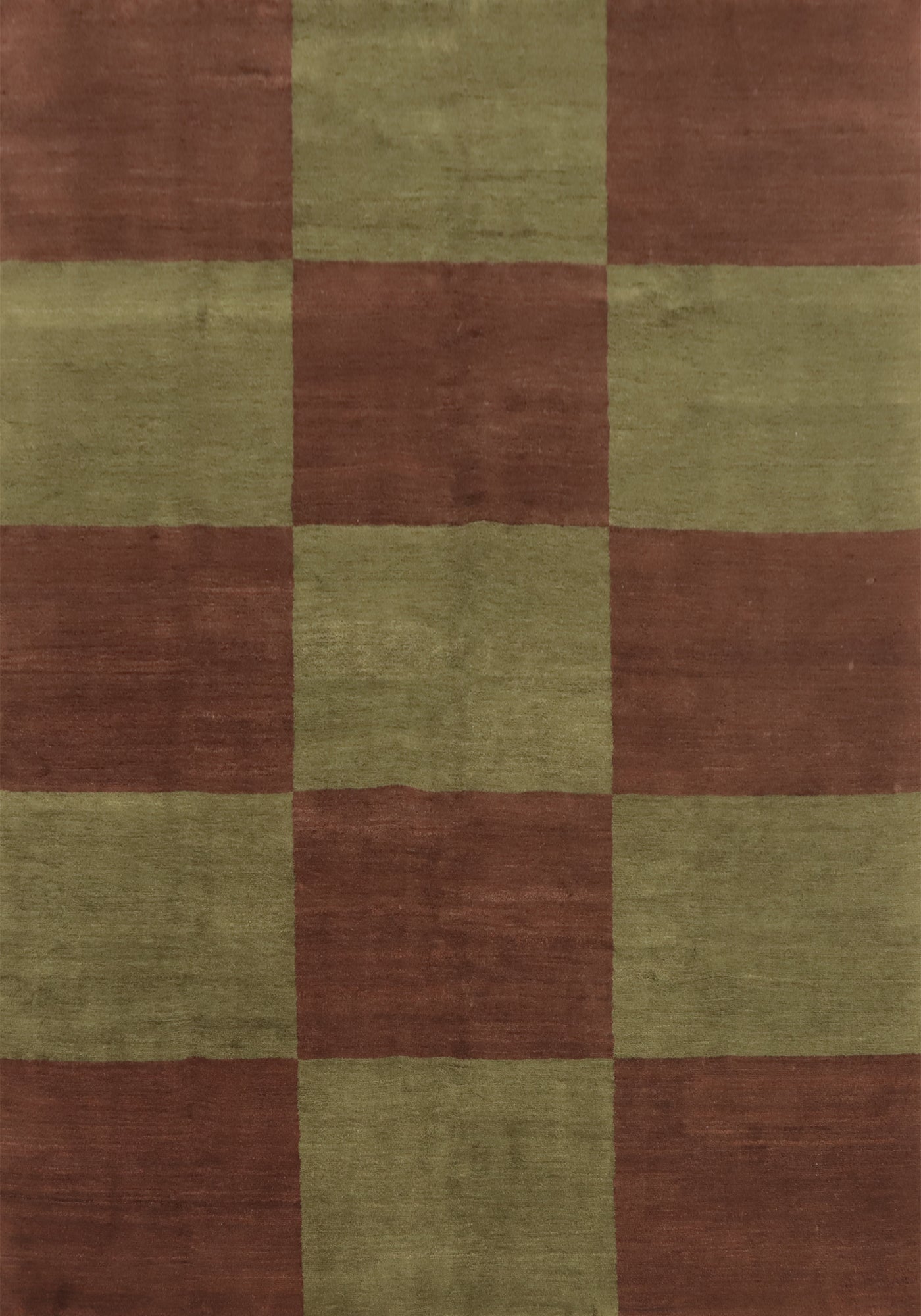 Checkered Modern Wool Nepalese Area Rug 8x10