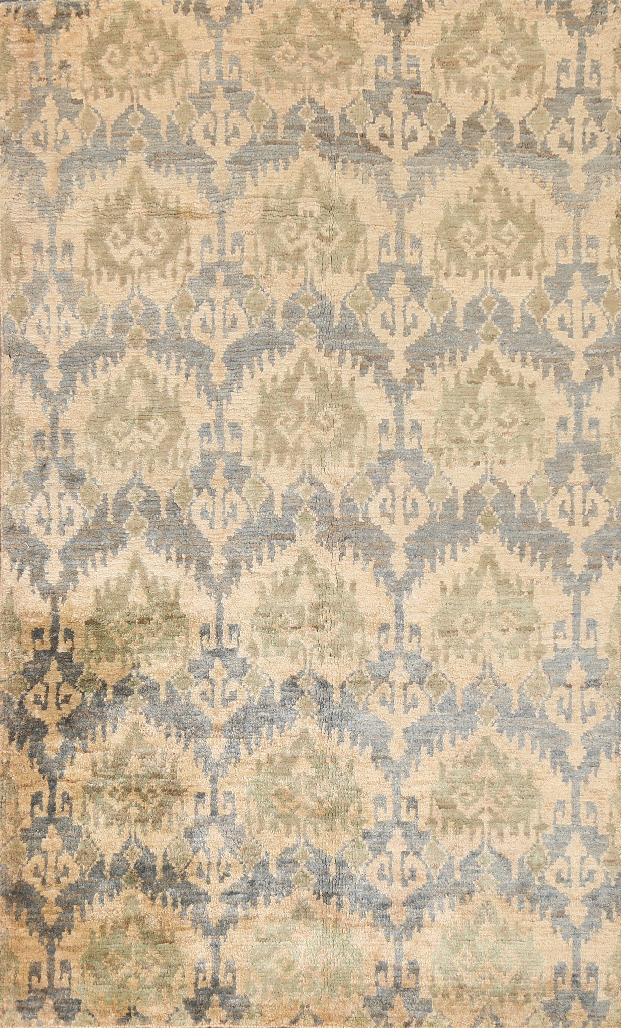 All-Over Oushak Handmade Area Rug 6x9
