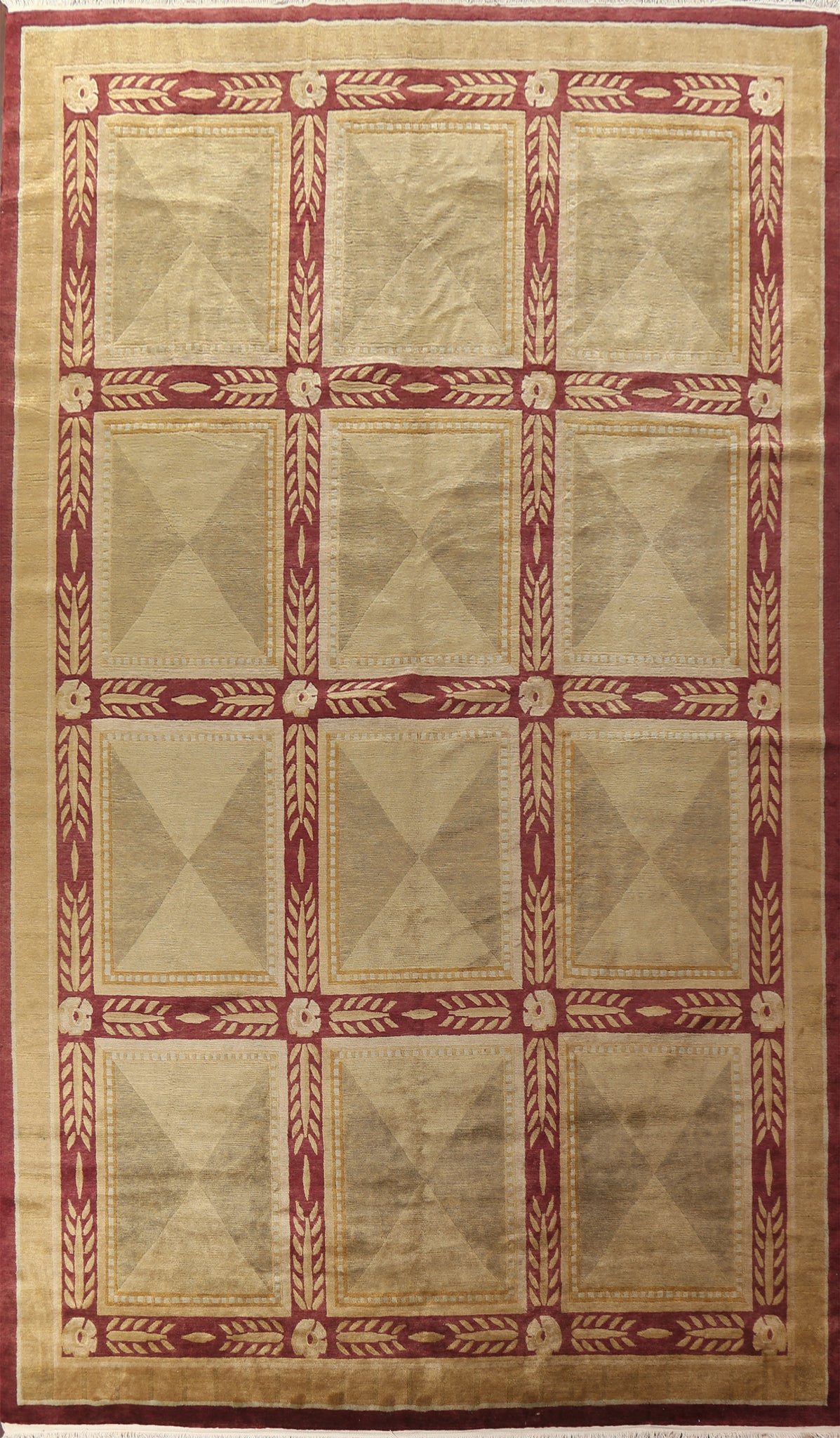 Vegetable Dye Nepalese Large Area Rug 12x18
