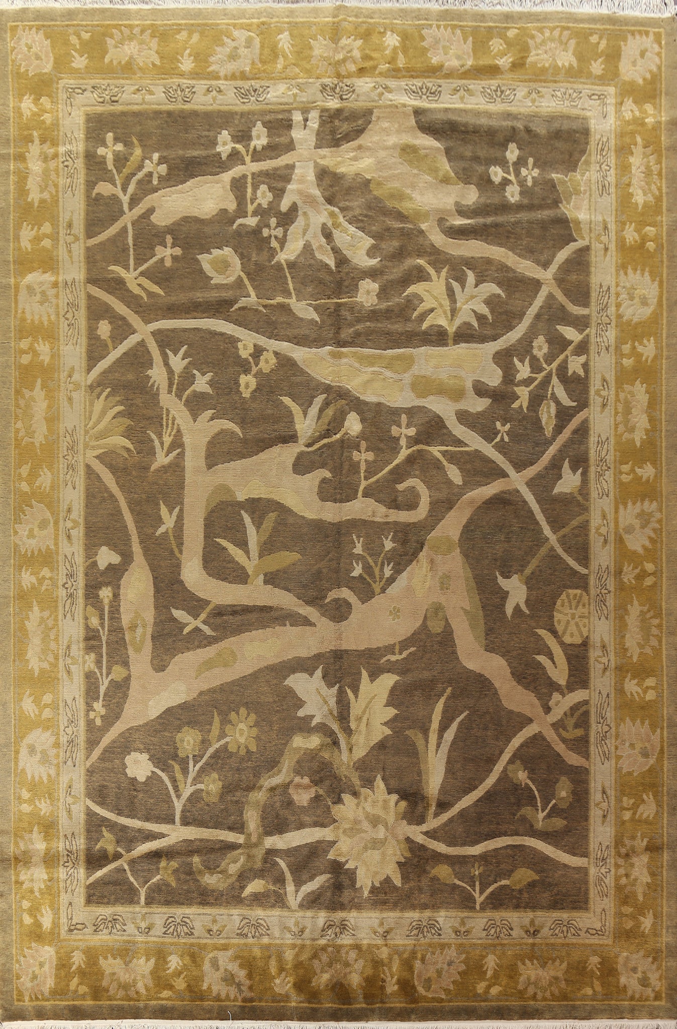 Vegetable Dye Nepalese Handmade Area Rug 12x16