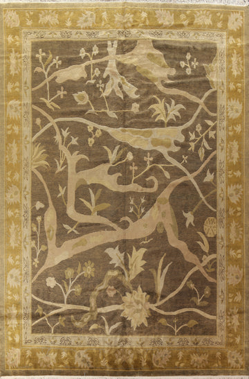 Vegetable Dye Nepalese Handmade Area Rug 12x16