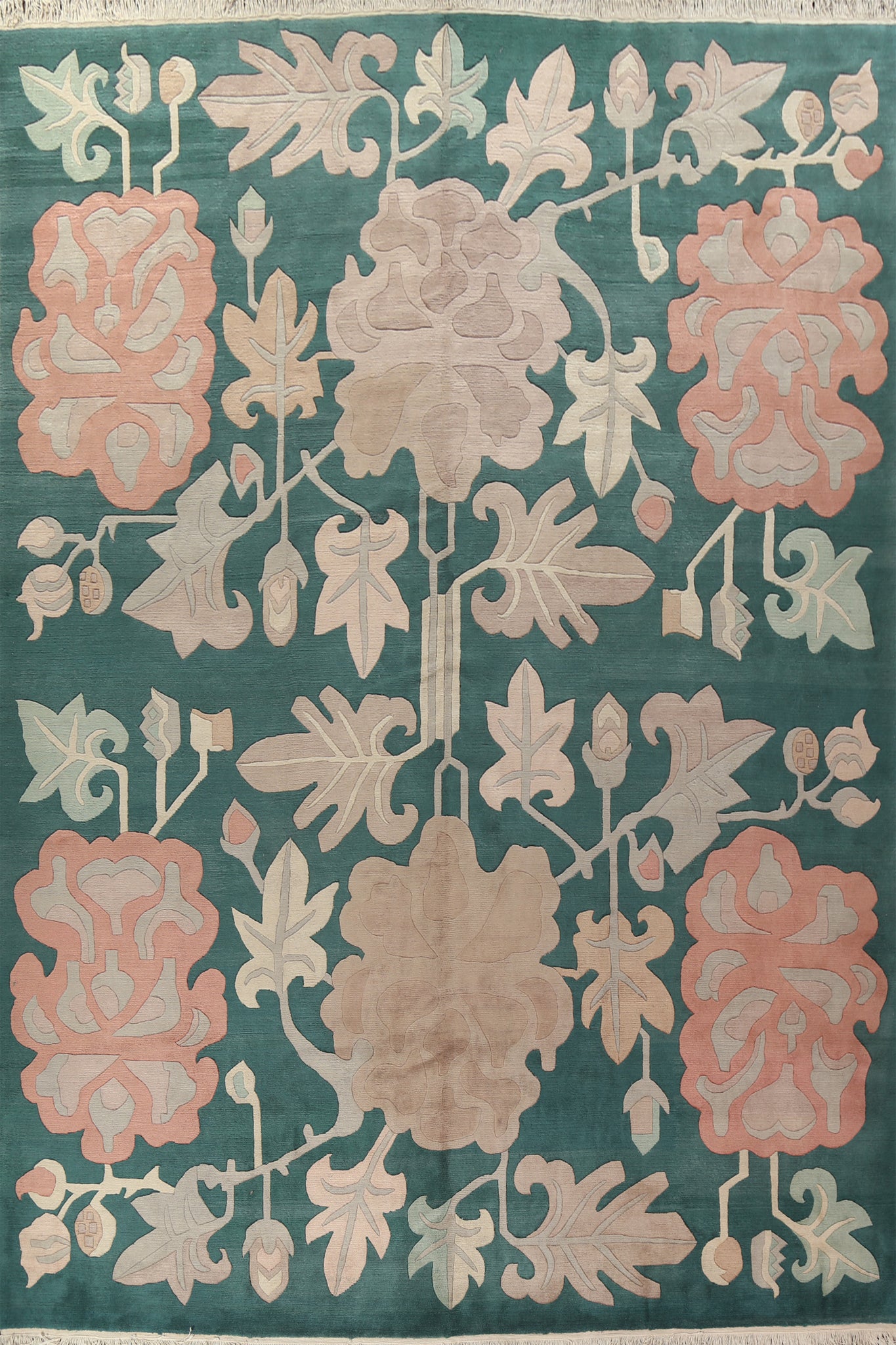 Large Vegetable Dye Nepalese Large Wool Rug 12x16