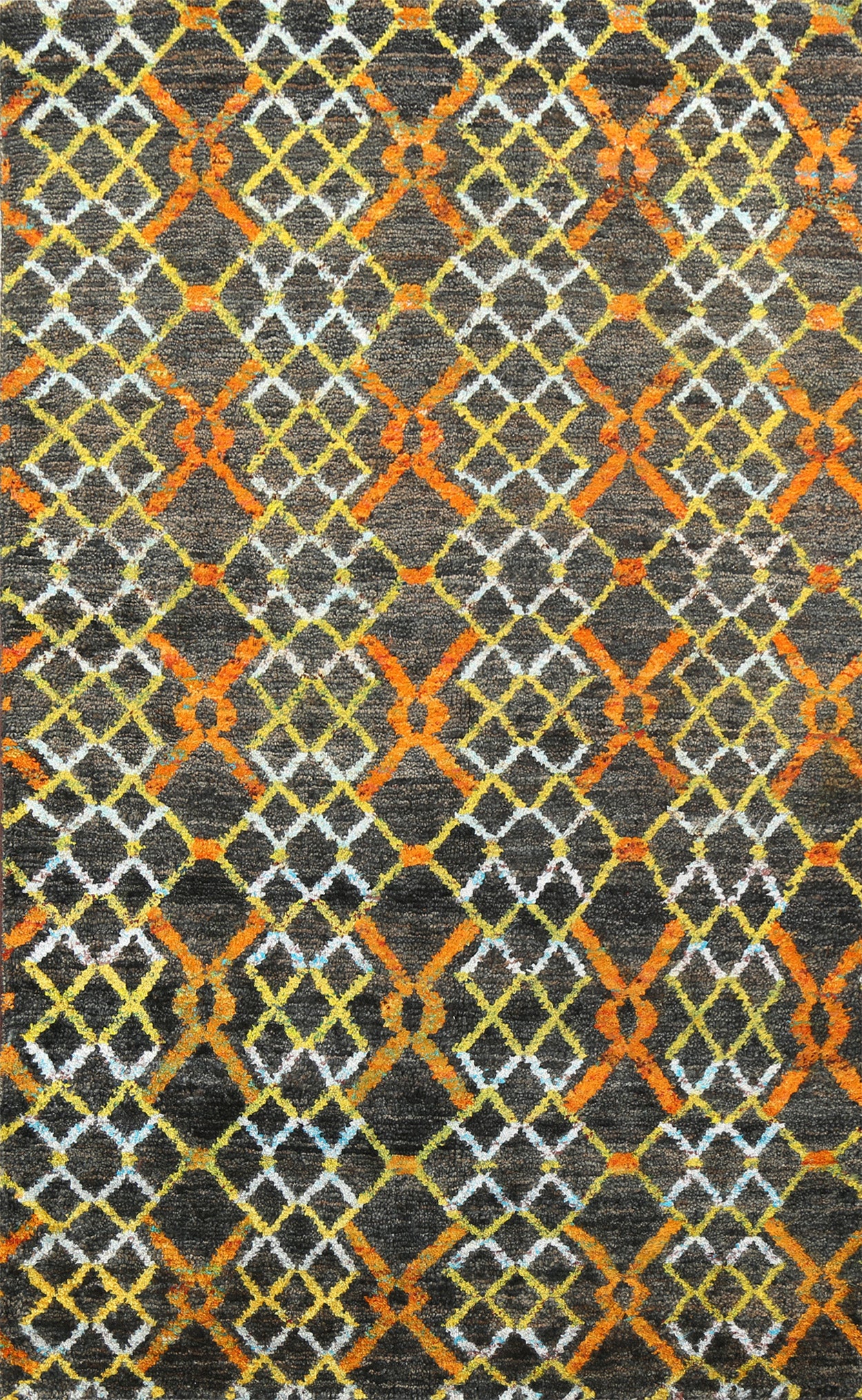 Trellis Moroccan Handmade Area Rug 5x8