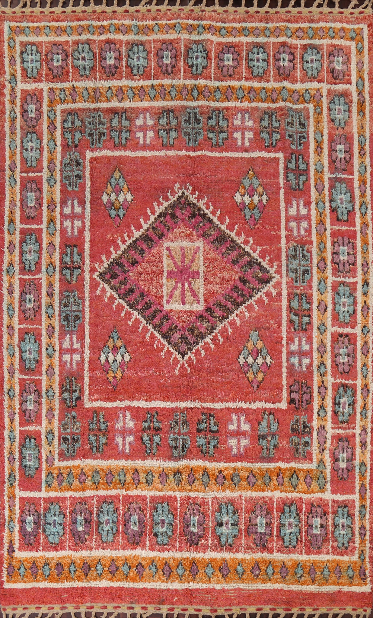 Handmade Moroccan Wool Area Rug 8x11