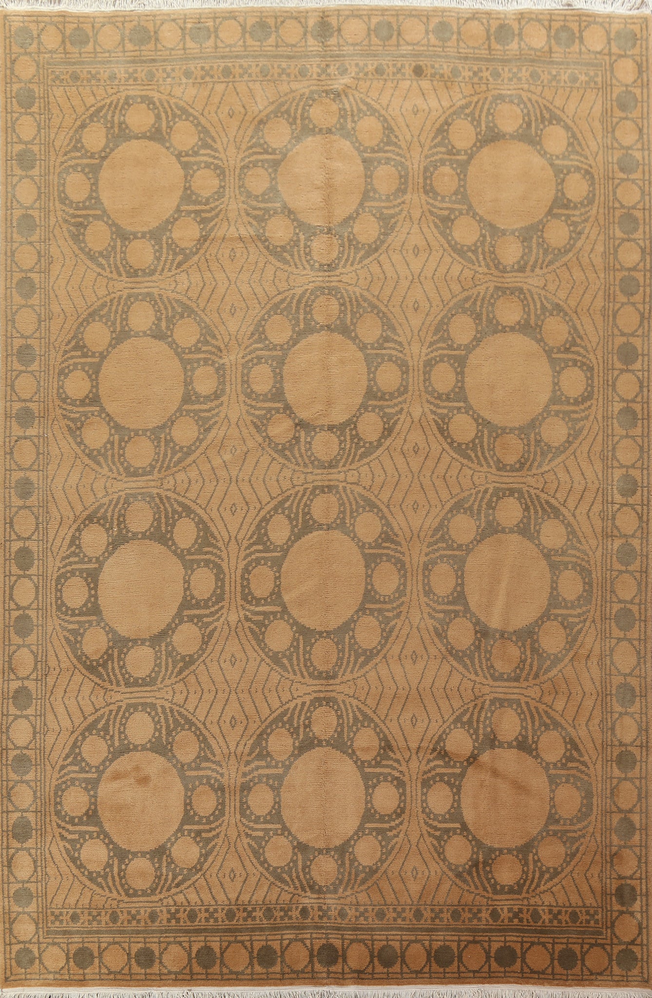 Vegetable Dye Nepalese Wool Area Rug 10x14