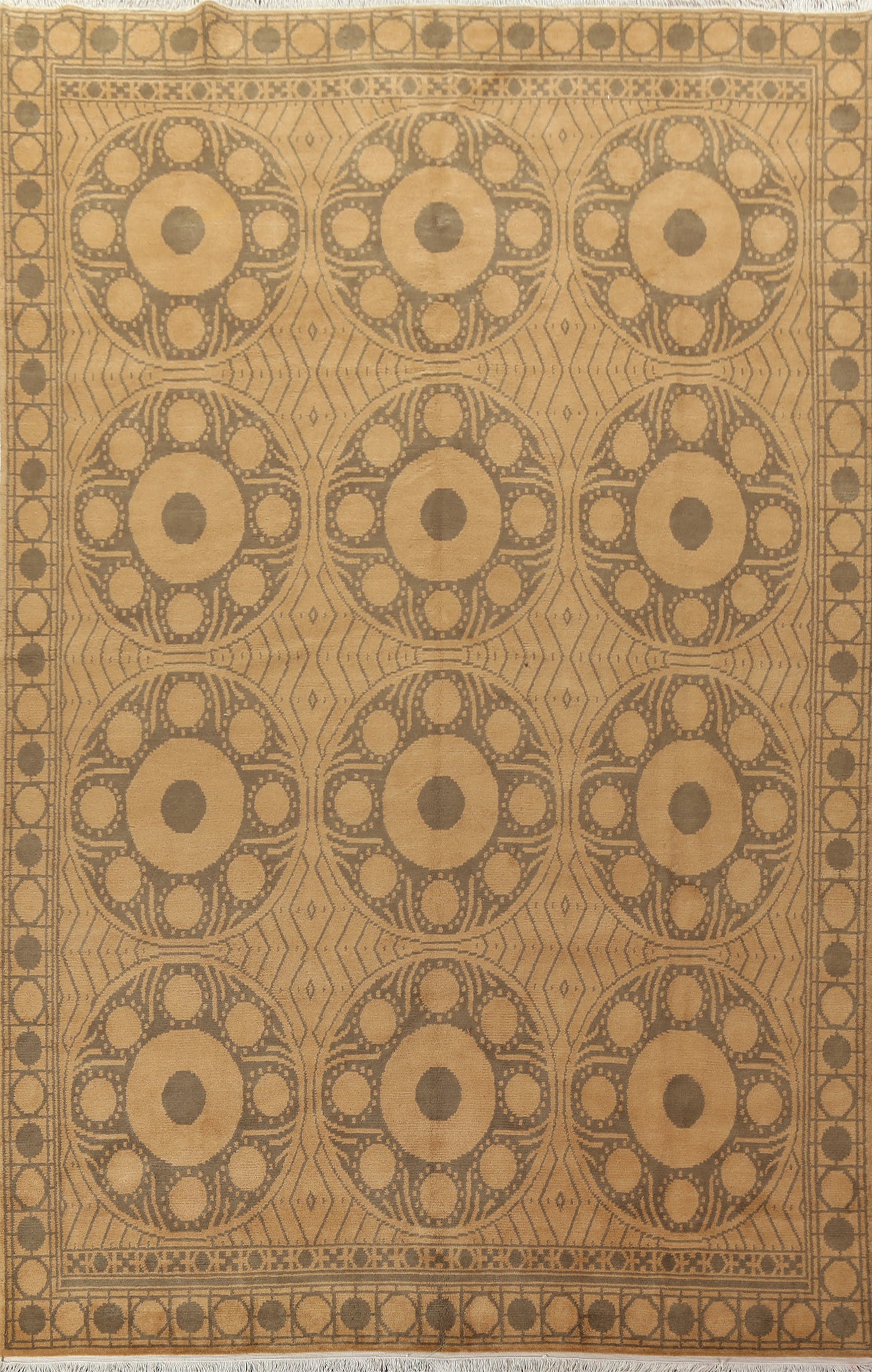Vegetable Dye Nepalese Handmade Area Rug 10x14
