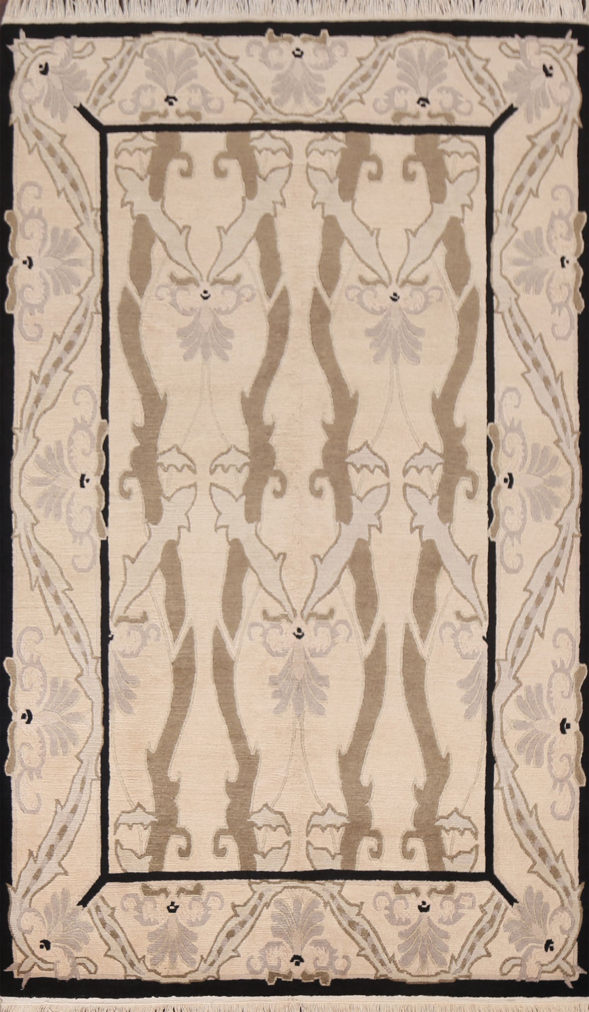 Handmade Nepalese Wool Area Rug 6x9