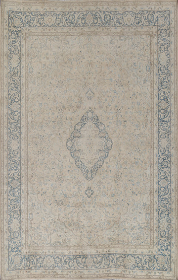 Vintage Wool Kerman Persian Area Rug 10x13