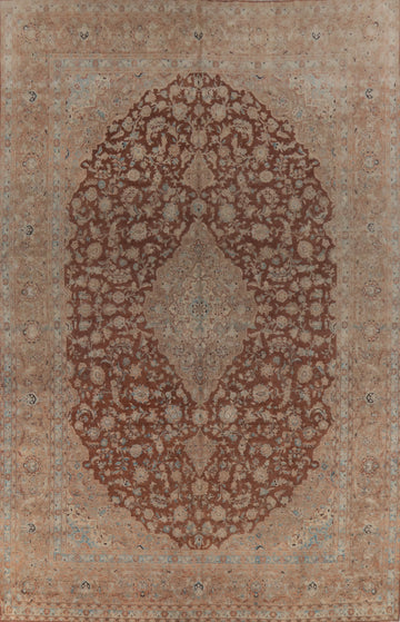 Traditional Kashan Persian Large Rug 10x15