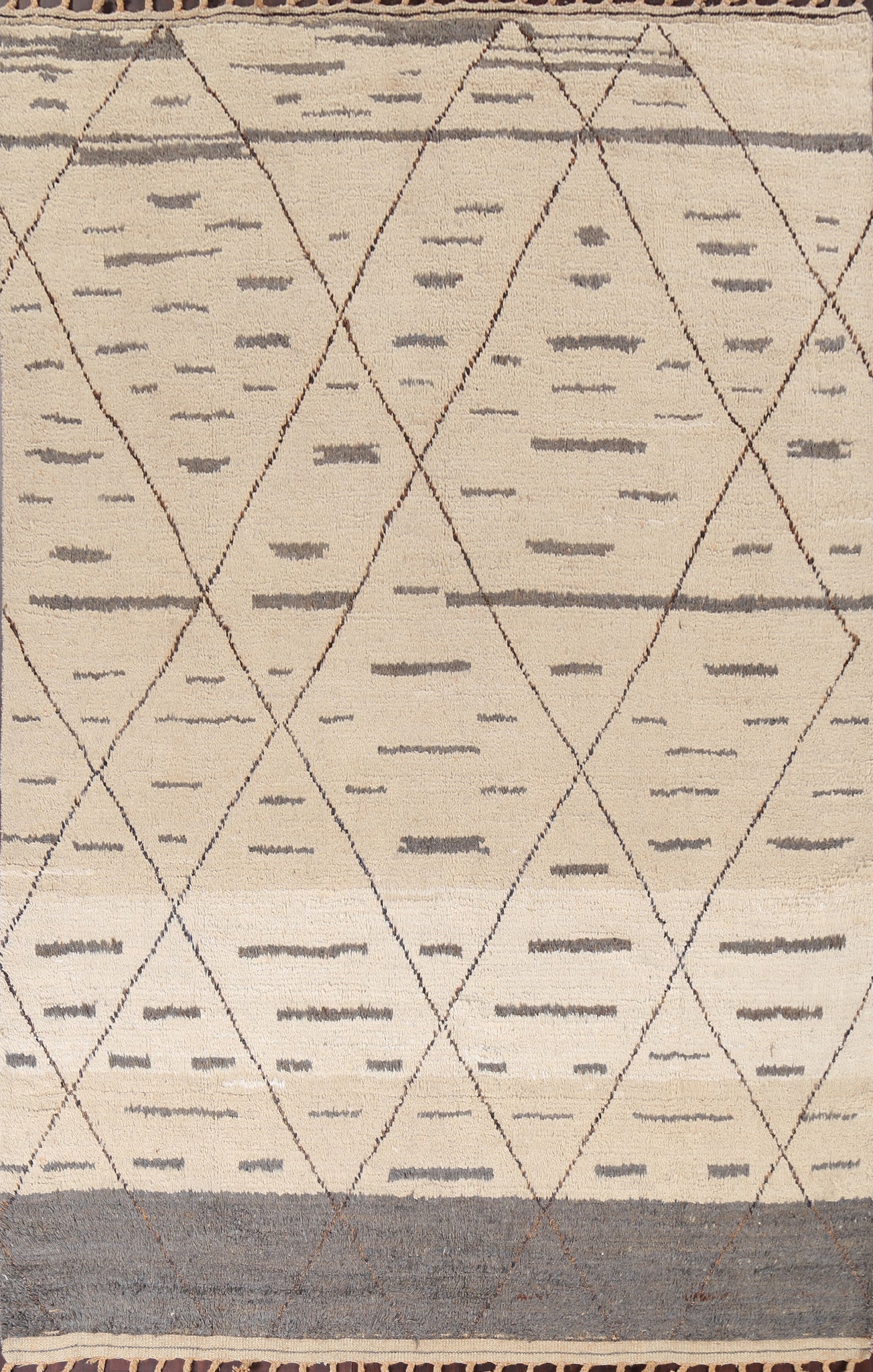 Trellis Moroccan Handmade Area Rug 8x11