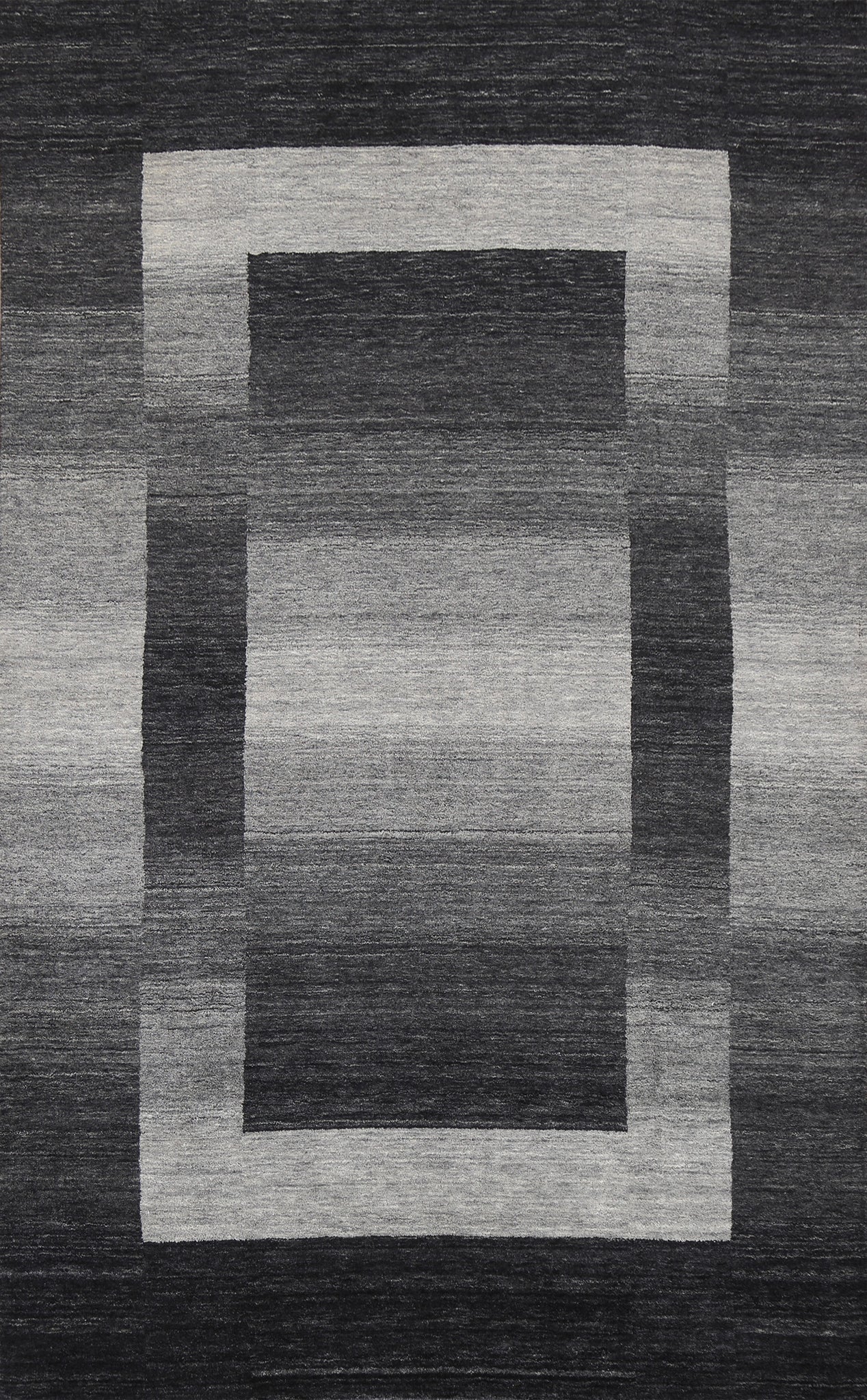 Contemporary Gabbeh Wool Area Rug 7x10