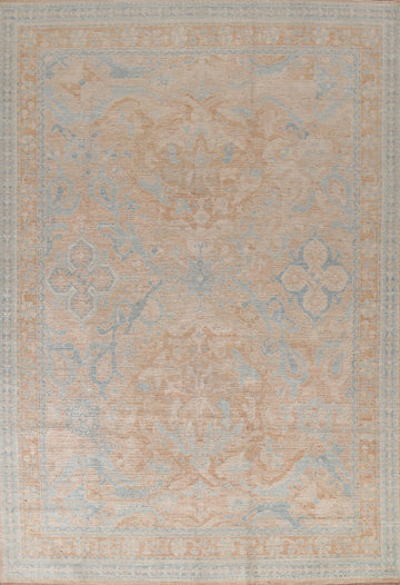 Vegetable Dye Oushak Turkish  Area Rug 8x10