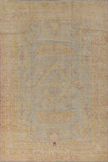 Vegetable Dye Oushak Oriental Area Rug 9x12